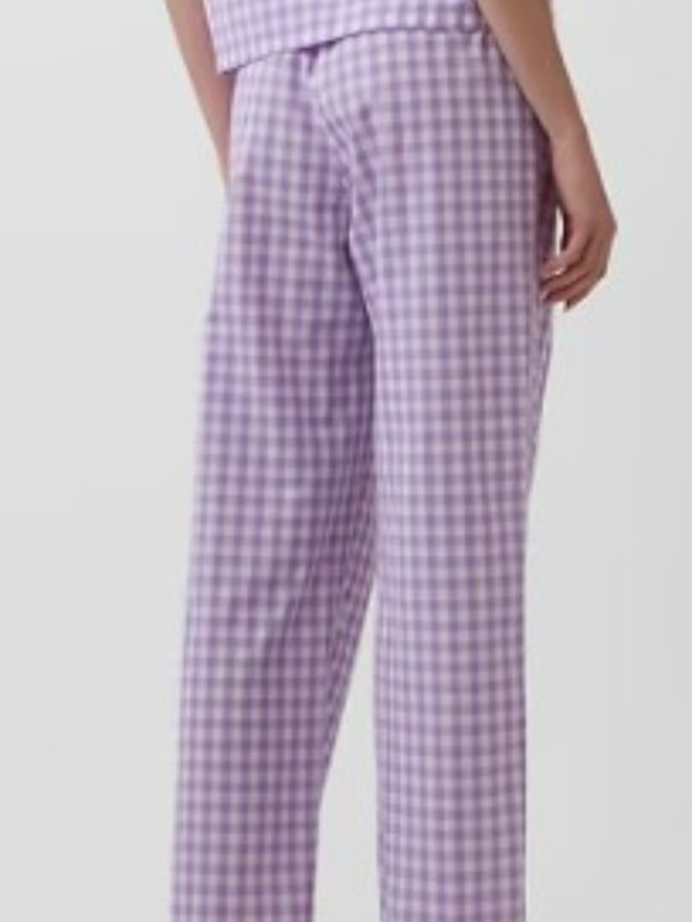 NWT GAP Factory, Gingham Print Poplin PJ Pants, Women Size M - Picture 3 of 5